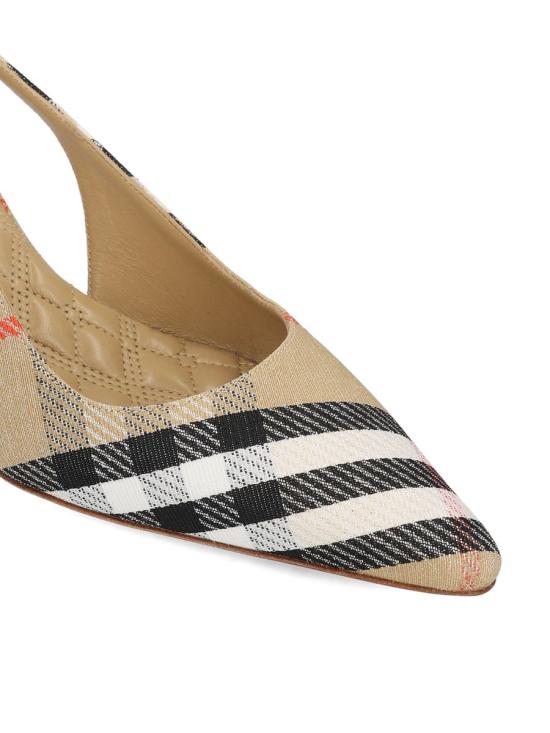 25SS 버버리 플랫 슈즈 8106171B9368 P25 SAND IP CHECK - BURBERRY