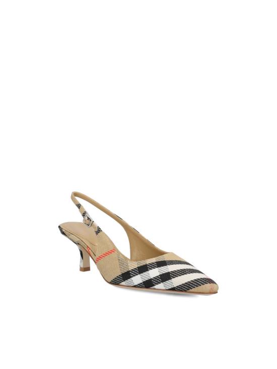 25SS 버버리 플랫 슈즈 8106171B9368 P25 SAND IP CHECK - BURBERRY