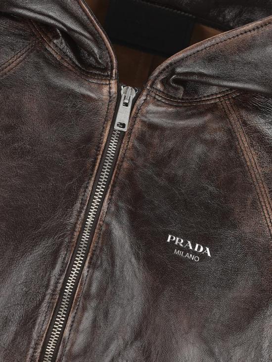 25SS 프라다 자켓 58A21916ILF0003 P25 BROWN - PRADA