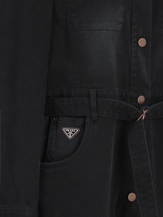 25SS 프라다 점프수트 GFZ017148JF0557 P25 Black - PRADA