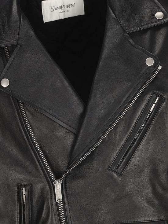 25SS 생로랑 자켓 822089YCOQ21000 P25 Black - SAINT LAURENT