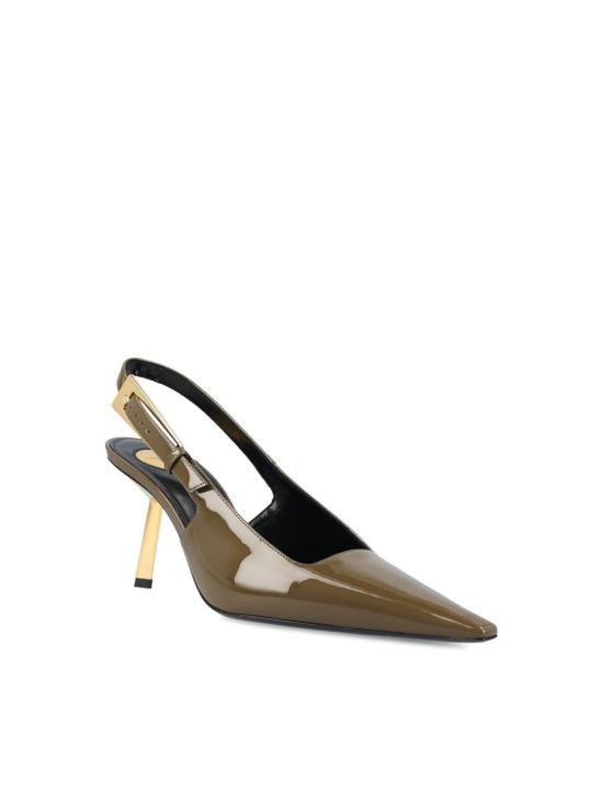 25SS 생로랑 플랫 슈즈 8191611TV003305 P25 GREEN - SAINT LAURENT