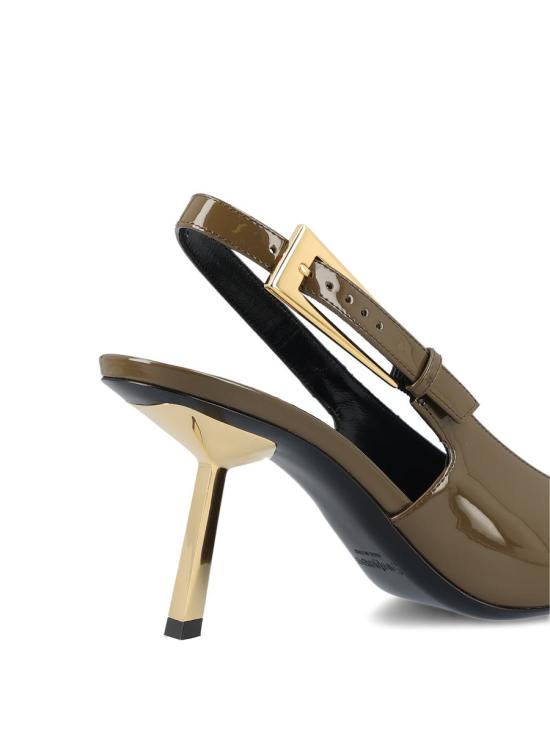 25SS 생로랑 플랫 슈즈 8191611TV003305 P25 GREEN - SAINT LAURENT