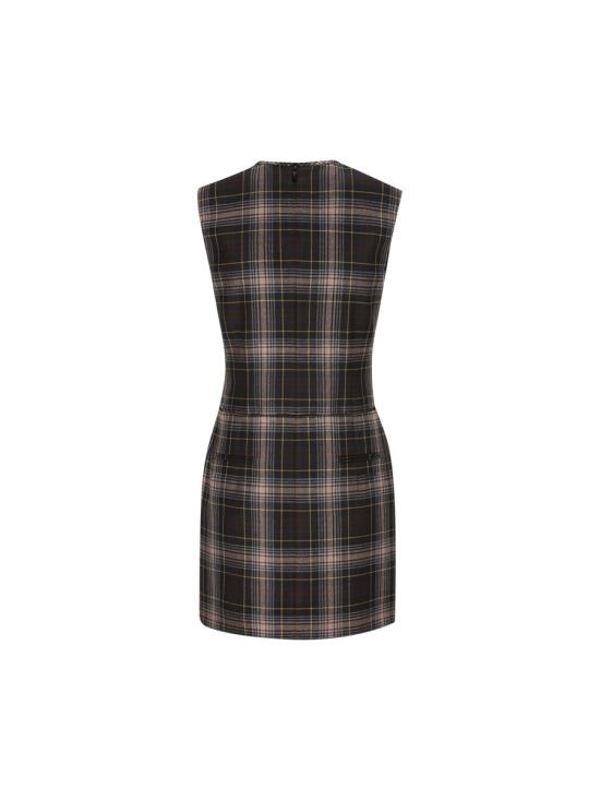 24FW 펜디 숏 원피스 FDD305ATR7F1R0A AI24 TOBACCO YELLOW - FENDI