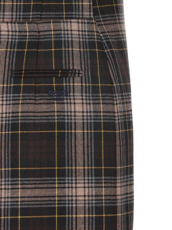 24FW 펜디 숏 원피스 FDD305ATR7F1R0A AI24 TOBACCO YELLOW - FENDI