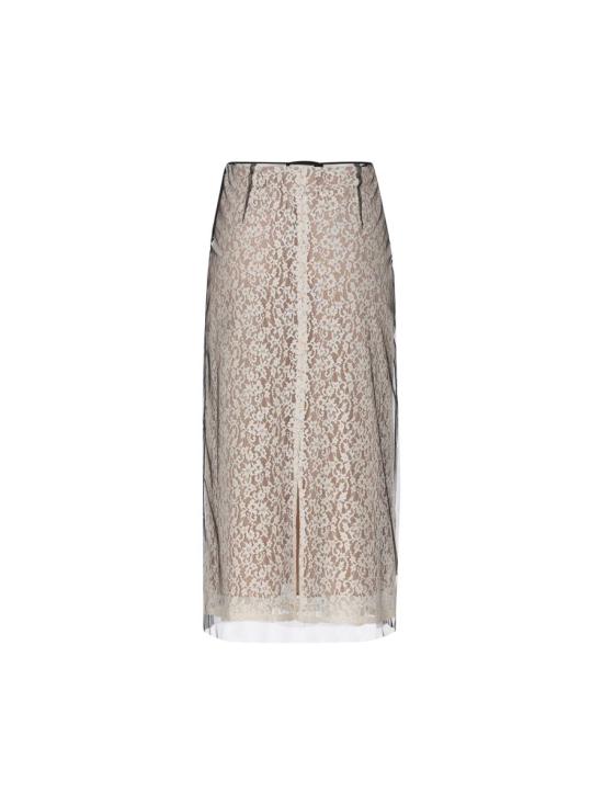 25SS 펜디 숏 스커트 FQ7641AUP7F1T48 P25 Beige - FENDI