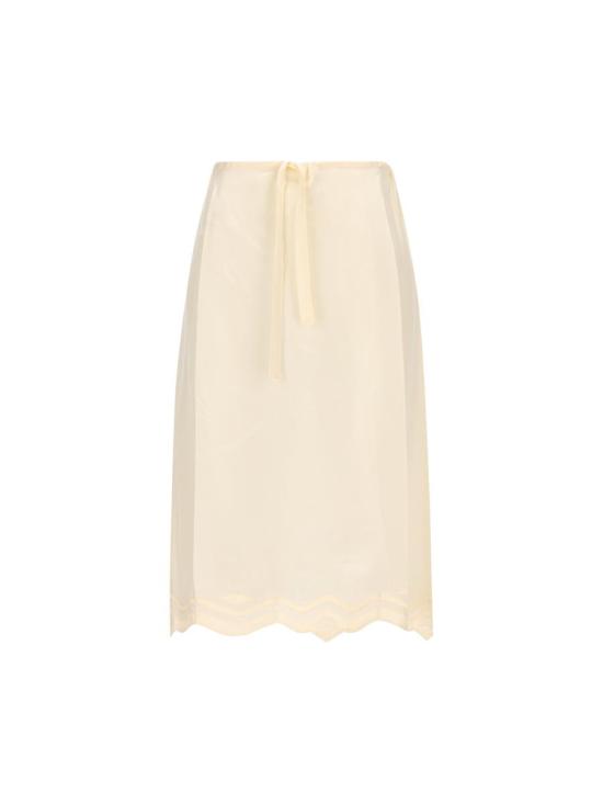 24FW 프라다 숏 스커트 P142YR1522F0032 AI24 YELLOW