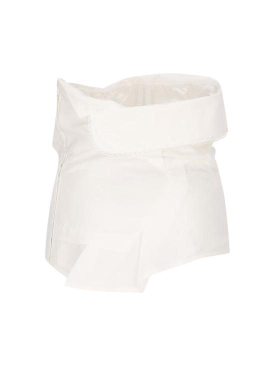 25SS 미우미우 민소매 티셔츠 MT2100163MF0009 P25 WHITE - MIU MIU