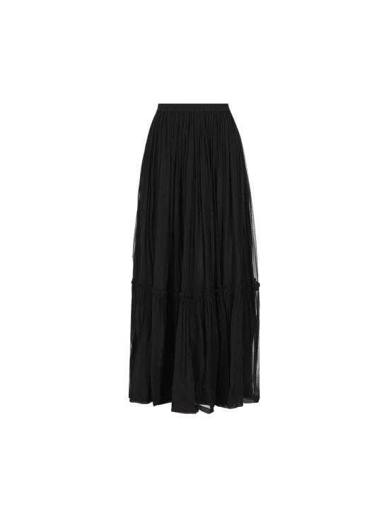 25SS 생로랑 숏 스커트 823141Y115W1000 P25 Black