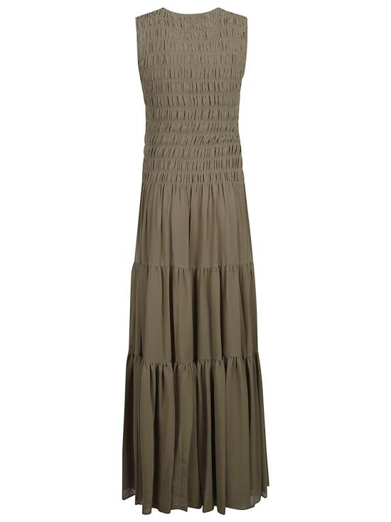 25SS 마이클 코어스 롱 원피스 MS582VF7R3 GREEN - MICHAEL KORS