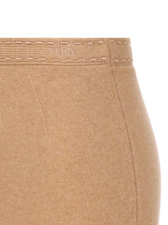 24FW 펜디 숏 스커트 FZQ758ASJJF0F9J AI24 Beige - FENDI