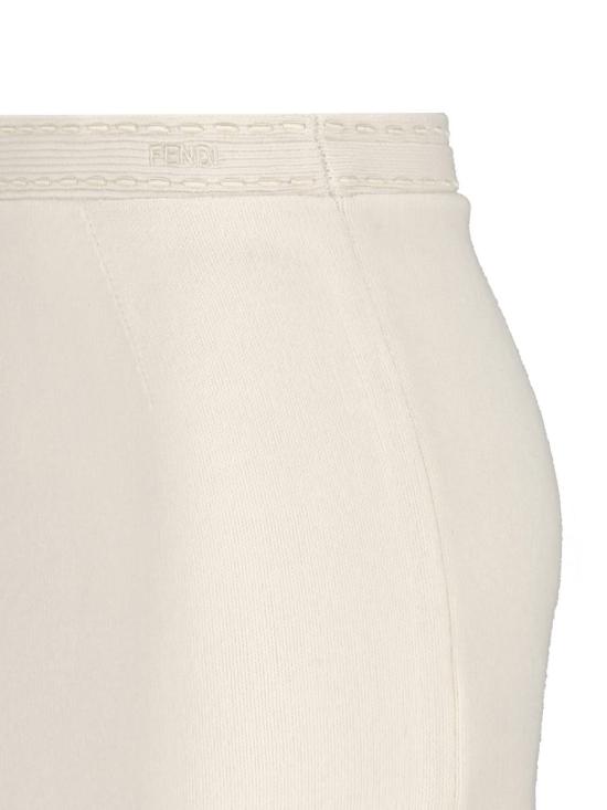24FW 펜디 숏 스커트 FZQ758ASJJF08QQ AI24 Beige - FENDI