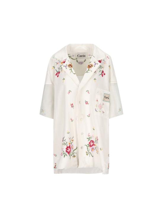 25SS 캐비어 블라우스 CS25F32 P25 WHITE