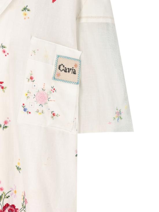 25SS 캐비어 블라우스 CS25F32 P25 WHITE - CAVIA