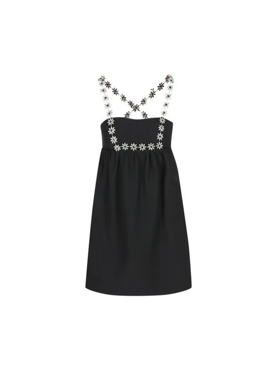 25SS 프라다 숏 원피스 P3O22R155TF0002 P25 Black