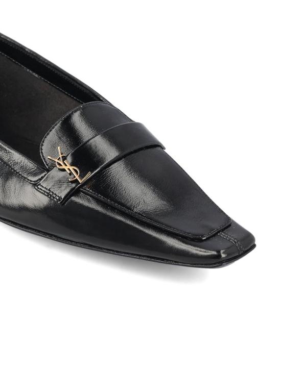 25SS 생로랑 플랫 슈즈 818008AAEHW1000 P25 Black - SAINT LAURENT