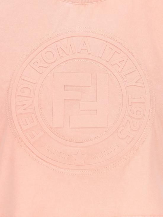 25SS 펜디 반팔 티셔츠 FS9715ASNIF1RX7 P25 Pink - FENDI