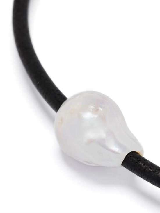 25SS 머니스 목걸이/팬던트 M1 5 LEATHER PEARL - MONIES