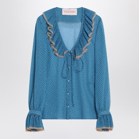 25SS 발렌티노 가라바니 탑 6B0AB7H19B7 Light blue