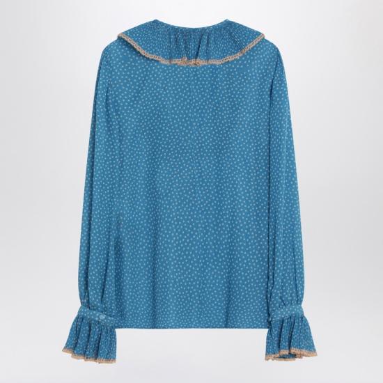 25SS 발렌티노 가라바니 탑 6B0AB7H19B7 Light blue - VALENTINO GARAVANI