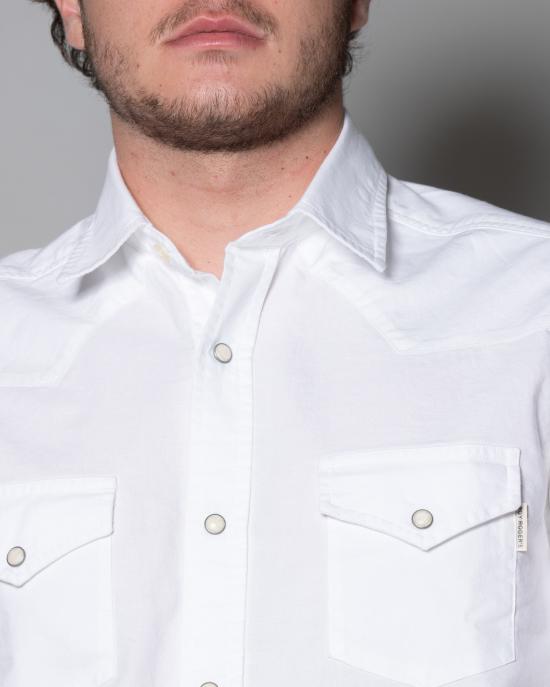 25SS 로이로져스 긴팔 셔츠 RRU400CG360124 C0069 Bianco - ROY ROGER'S