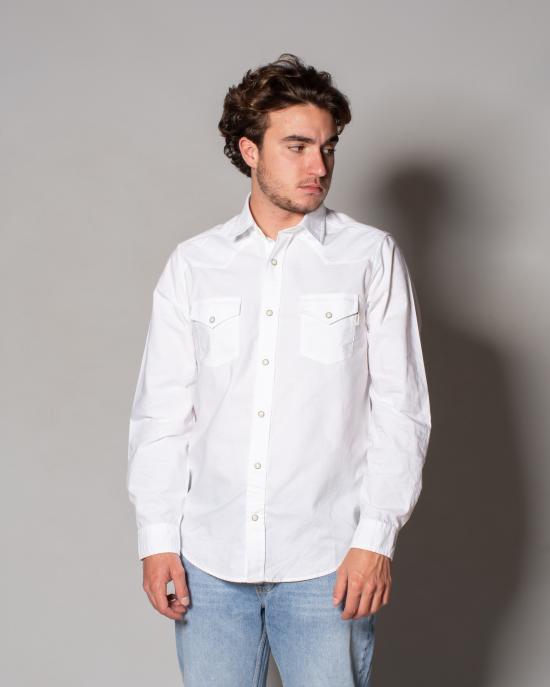 25SS 로이로져스 긴팔 셔츠 RRU400CG360124 C0069 Bianco - ROY ROGER'S