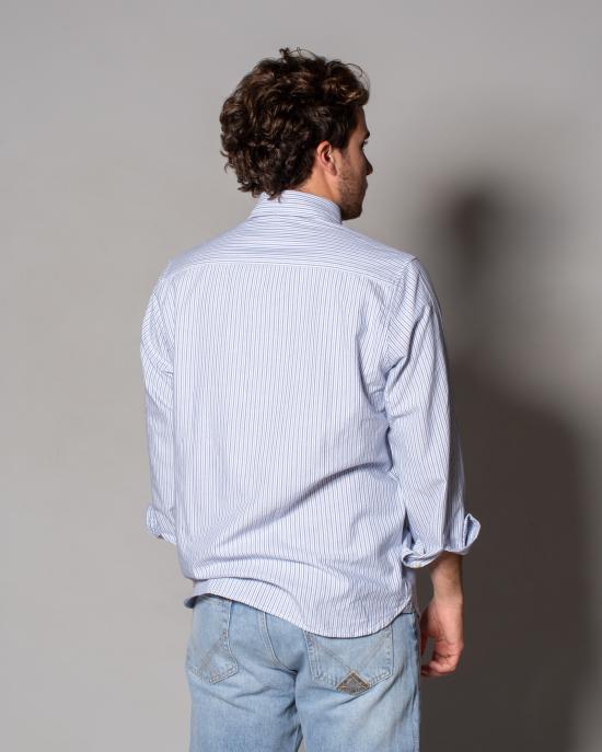 25SS 로이로져스 긴팔 셔츠 RRU90059CK670124 C0350 Celeste bianco - ROY ROGER'S