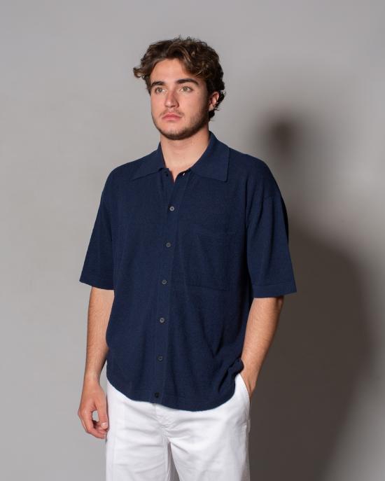 25SS 로베르토 콜리나 폴로 티셔츠 RB44225 10 Blu - ROBERTO COLLINA