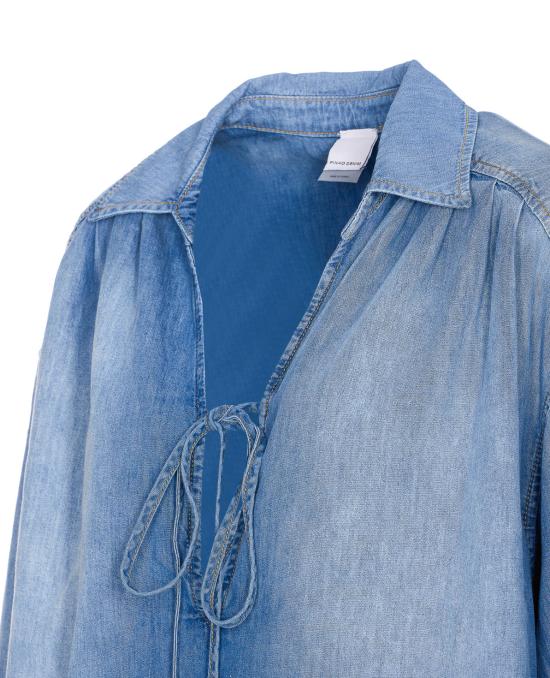 25SS 핑코 셔츠 104630 A2DTPJO Blue - PINKO