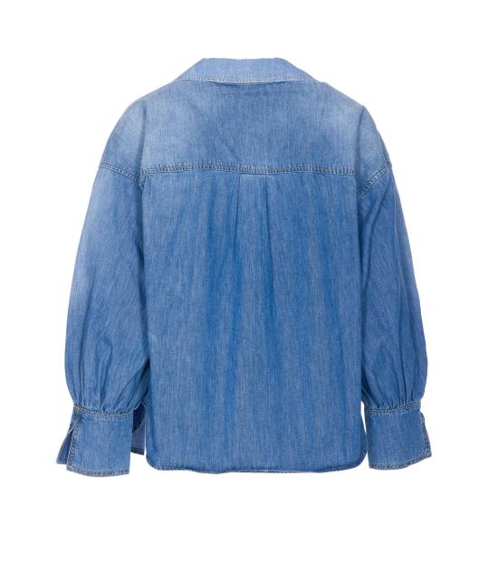 25SS 핑코 셔츠 104630 A2DTPJO Blue - PINKO