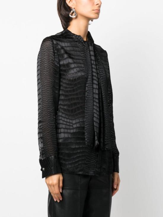  베르사체 셔츠 1011258 1A08784 1B000 BLACK - VERSACE