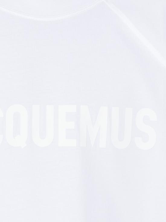 25SS 자크뮈스 르 타이포 반팔 티셔츠 245JS212 2011100 White - JACQUEMUS