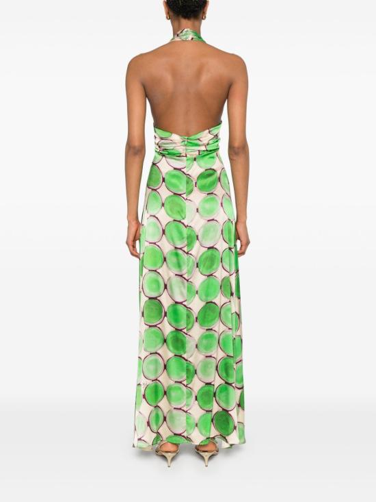 25SS KITAGI 미디 원피스 25EK308F5 VERDE Green - OTHER BRANDS