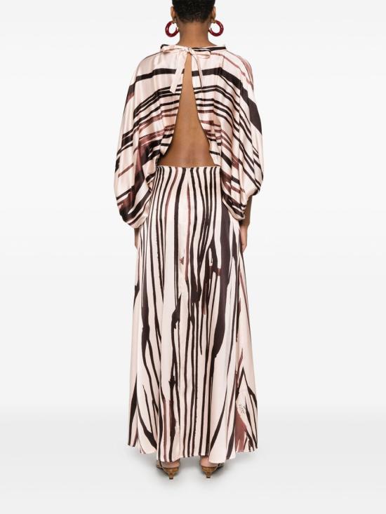 25SS KITAGI 미디 원피스 25EK306F4 MORO Brown - OTHER BRANDS