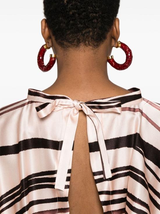 25SS KITAGI 미디 원피스 25EK306F4 MORO Brown - OTHER BRANDS