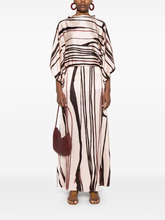 25SS KITAGI 미디 원피스 25EK306F4 MORO Brown - OTHER BRANDS