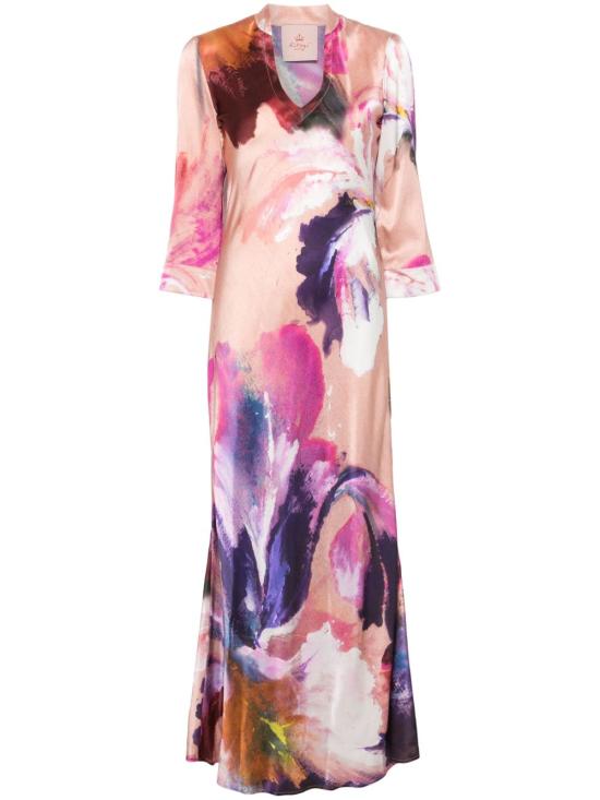 25SS KITAGI 롱 원피스 25EK311F1 ROSA Pink