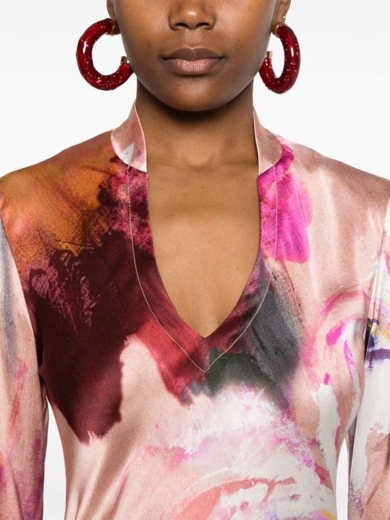 25SS KITAGI 롱 원피스 25EK311F1 ROSA Pink - OTHER BRANDS