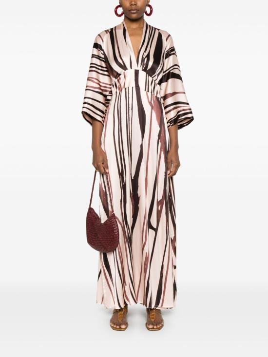 25SS KITAGI 미디 원피스 25EK332RF4 MORO Brown - OTHER BRANDS