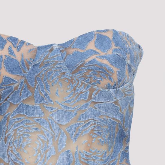 25SS 에르마노 설비노 민소매 티셔츠 D462L745QMV S4217 STAMPA JEANS - ERMANNO SCERVINO