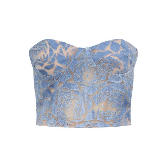 25SS 에르마노 설비노 민소매 티셔츠 D462L745QMV S4217 STAMPA JEANS - ERMANNO SCERVINO