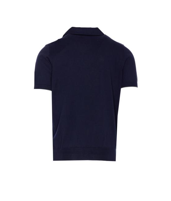 25SS 브루넬로 쿠치넬리 폴로 티셔츠 M29800185 CW425 Blue - BRUNELLO CUCINELLI