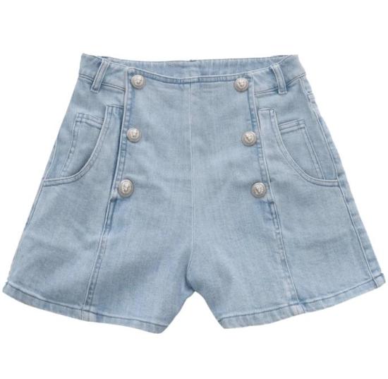 25SS [주니어] 발망 쇼츠/버뮤다 BW6C49 Z2363 607 Blue