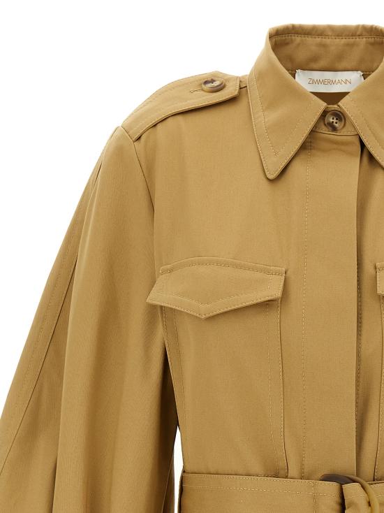 25SS 짐머만 숏 원피스 3065DS251SAN Beige - ZIMMERMANN