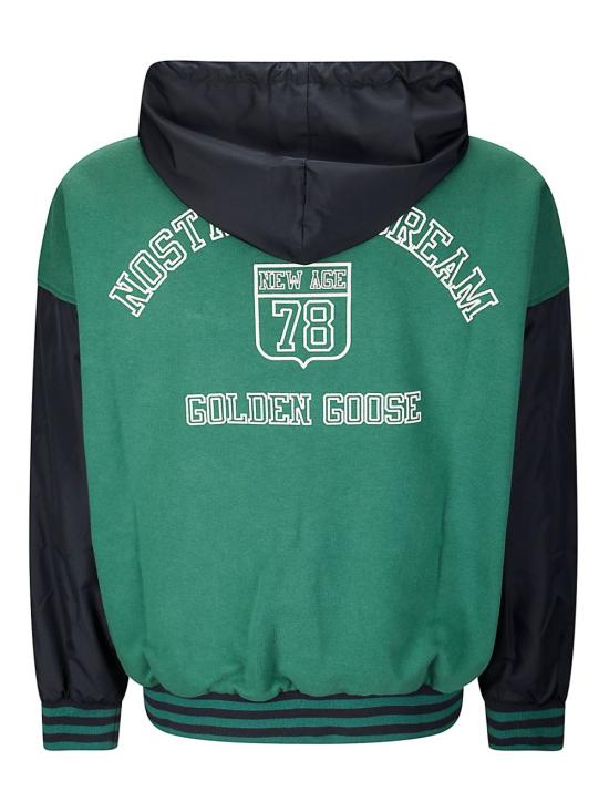 25SS 골든구스 후드 티셔츠 GUP02181 P00186635912 Green - GOLDEN GOOSE