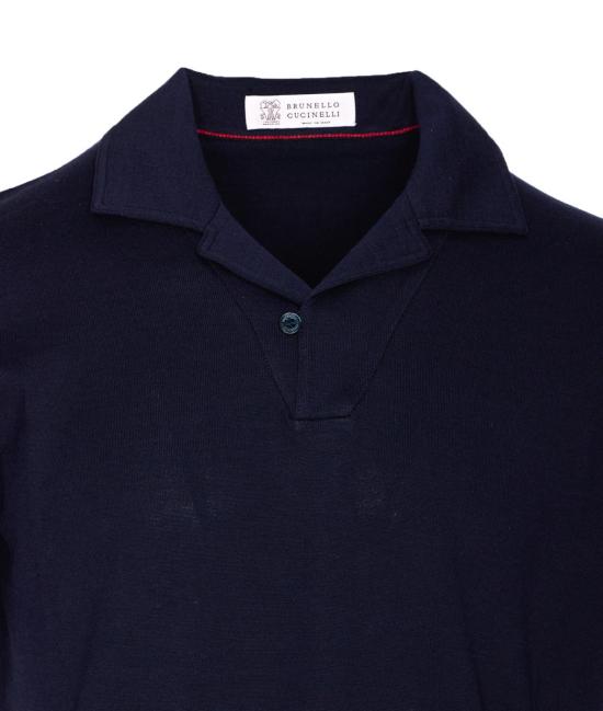 25SS 브루넬로 쿠치넬리 반팔 셔츠 M29800185CW425 BLUE - BRUNELLO CUCINELLI