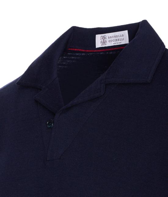 25SS 브루넬로 쿠치넬리 반팔 셔츠 M29800185CW425 BLUE - BRUNELLO CUCINELLI