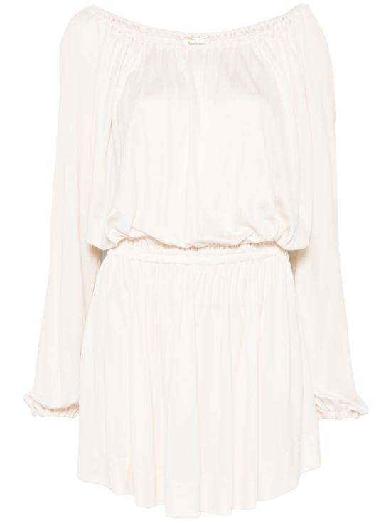 25SS 생로랑 숏 원피스 820924 Y6H339601 White