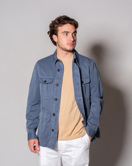 25SS 인코텍스 자켓 63H350 90457 812 Azzurro - INCOTEX