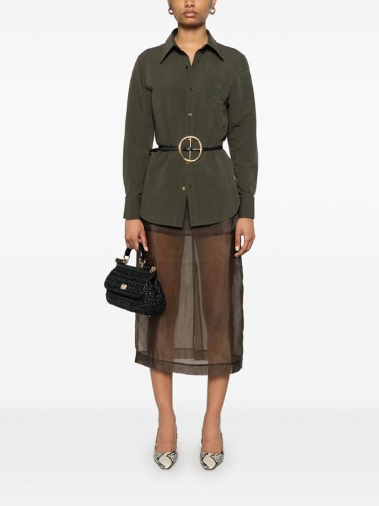 25SS 생로랑 셔츠 823673 Y3D501342 Kaki - SAINT LAURENT